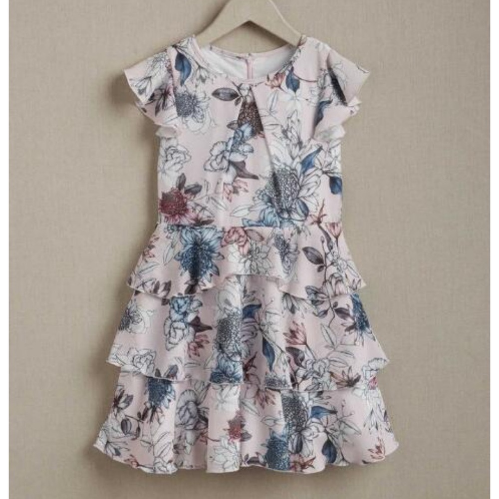 Chasing fireflies pink petals dress